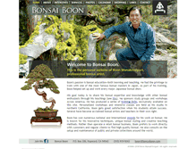 Tablet Screenshot of bonsaiboon.com